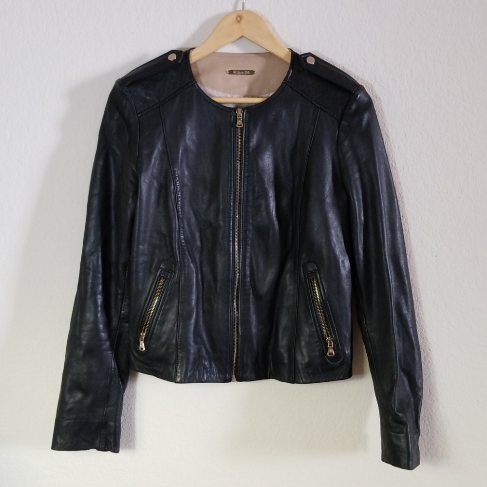 Massimo Futti Womens Leather Jacket
